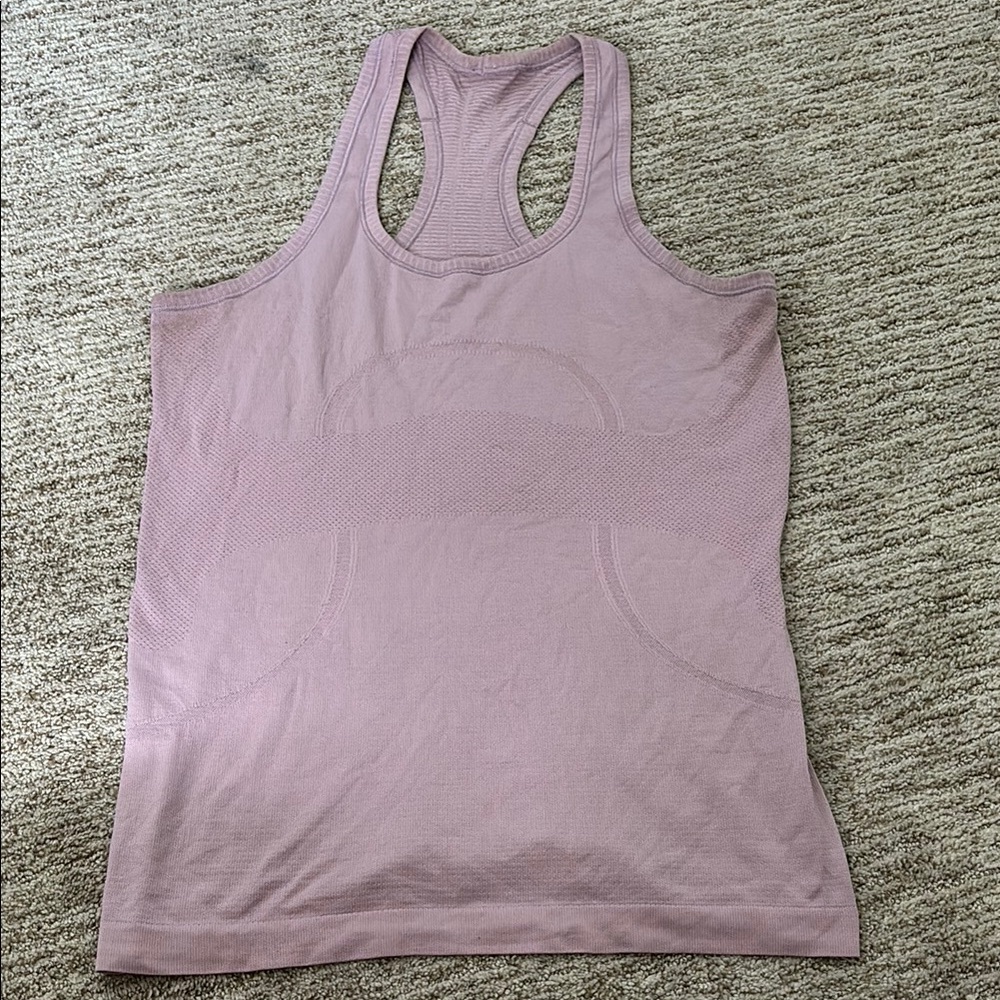 lululemon athletica Light Pink Tank Top